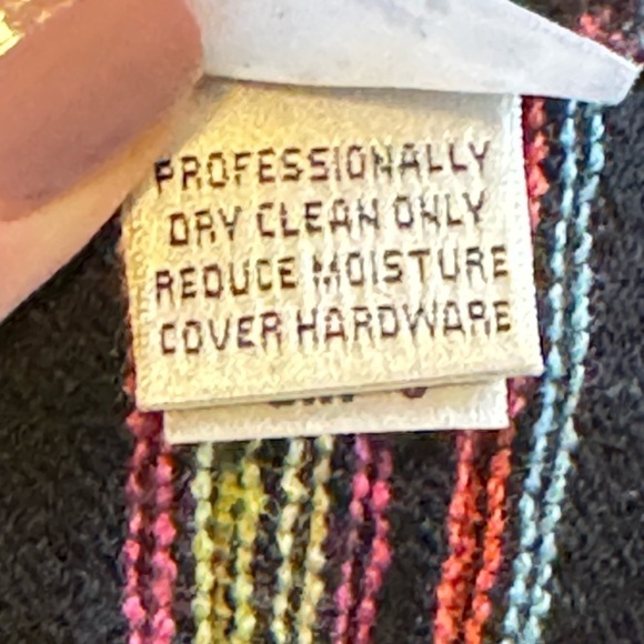 St John Sport Santana Knit Sweater M Mock Neck Sleeveless Y2K Multicolor Crop - Picture 10 of 12